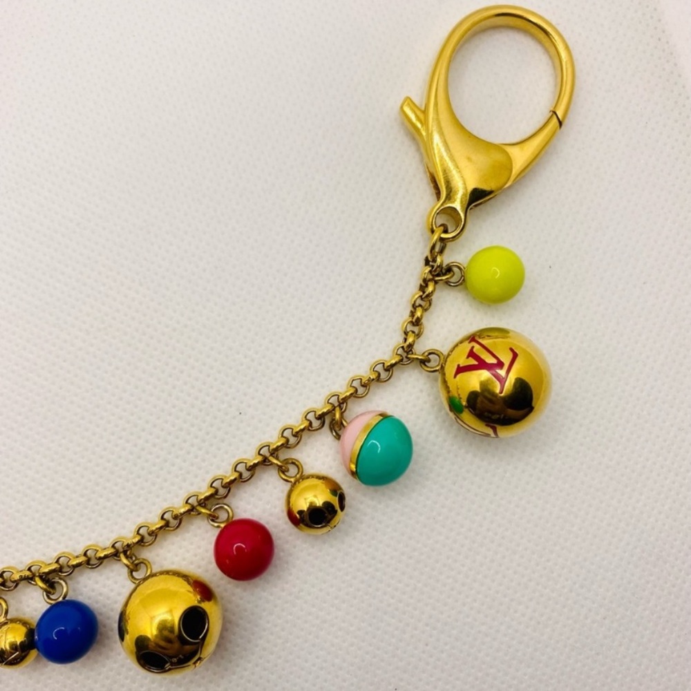 /traded/Louis Vuitton Porte Cles Grelots Looping Bag Tone Charm/ Key Holder - Picture 8 of 13